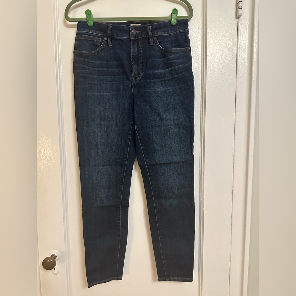 J. Crew skinny jeans, blue denim, size 29